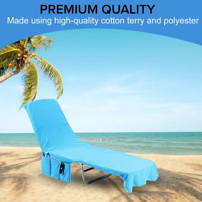 Arlmont & Co. Lewys Chaise Lounge Chair Towel Cover Wayfair